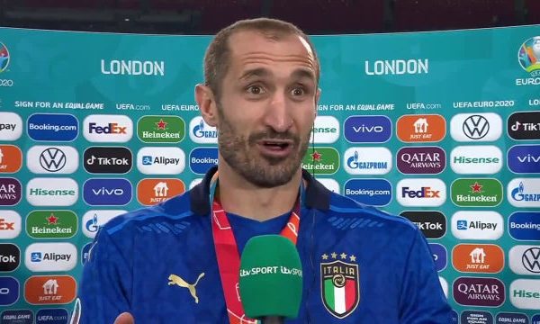 Cannavaro delighted to see Chiellini lift the Euro trophy